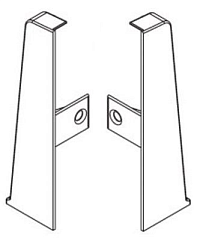 Заглушка левая/правая 229 Дуб латте 70мм